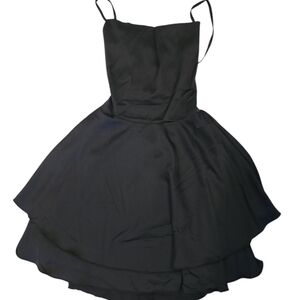 Black Slip Dress Small